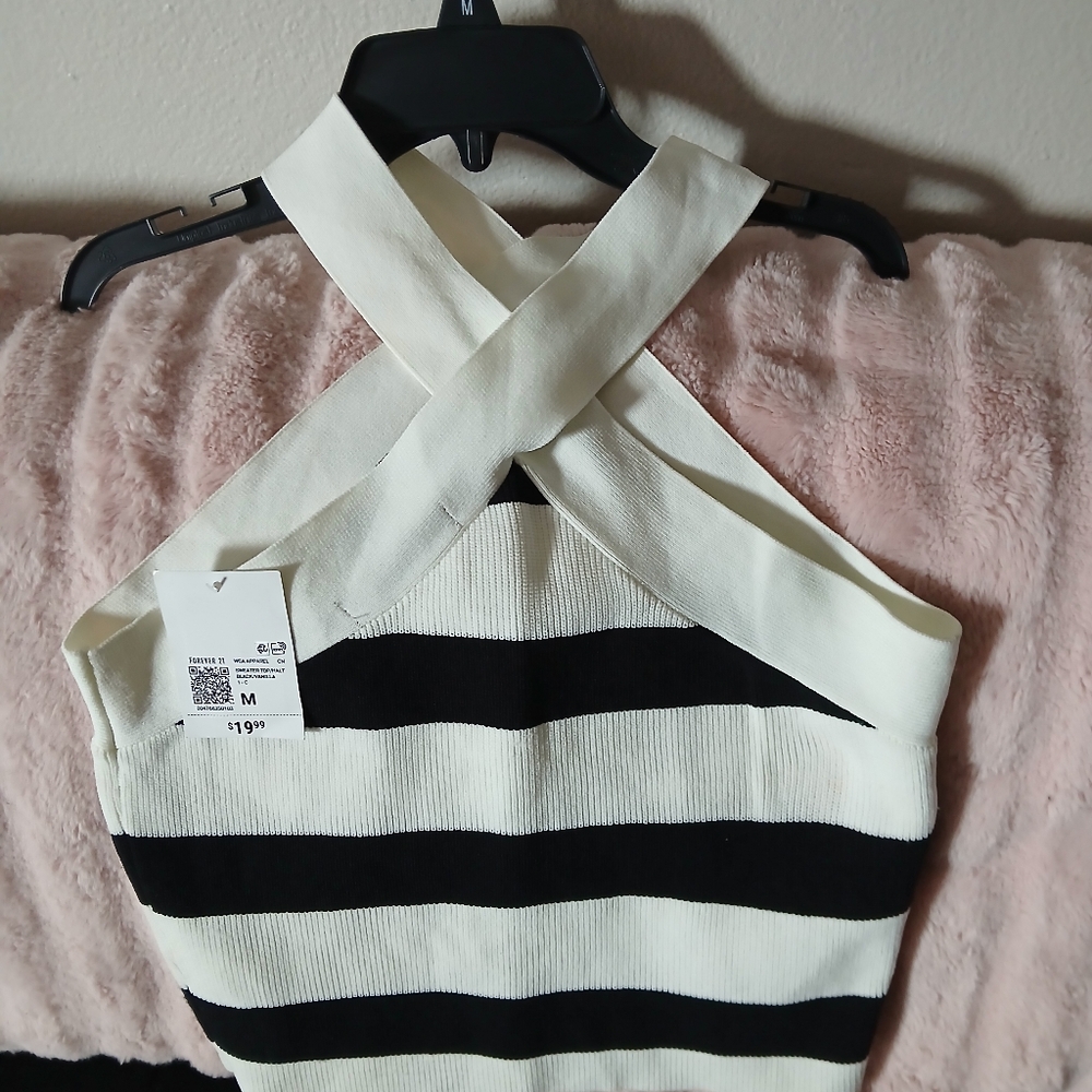 ‼️SOLD‼️Striped Halter Top